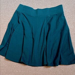 Forever 21 - M - skirt - stretch waistband / elastic - aqua / teal color - mini